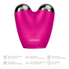 Load image into Gallery viewer, GESKE MicroCurrent Face Lifter 6 in 1 Magenta 15