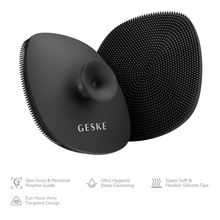 Load image into Gallery viewer, GESKE Facial Brush 4 in 1 Gray 38
