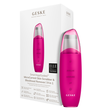 Load image into Gallery viewer, GESKE MicroCurrent Skin Scrubber Black Head Remover 9in1 Magenta 44