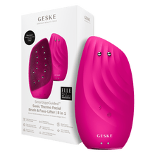 Load image into Gallery viewer, GESKE Sonic Thermo Facial Brush &amp; Face lifter 8in1 Magenta 6
