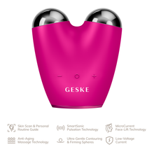 Load image into Gallery viewer, GESKE MicroCurrent Face Lifter 6 in 1 Magenta 15
